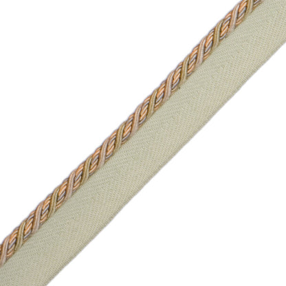 1/4" Normandy Silk Cord With Tape Trim by Samuel & Sons in Etoile