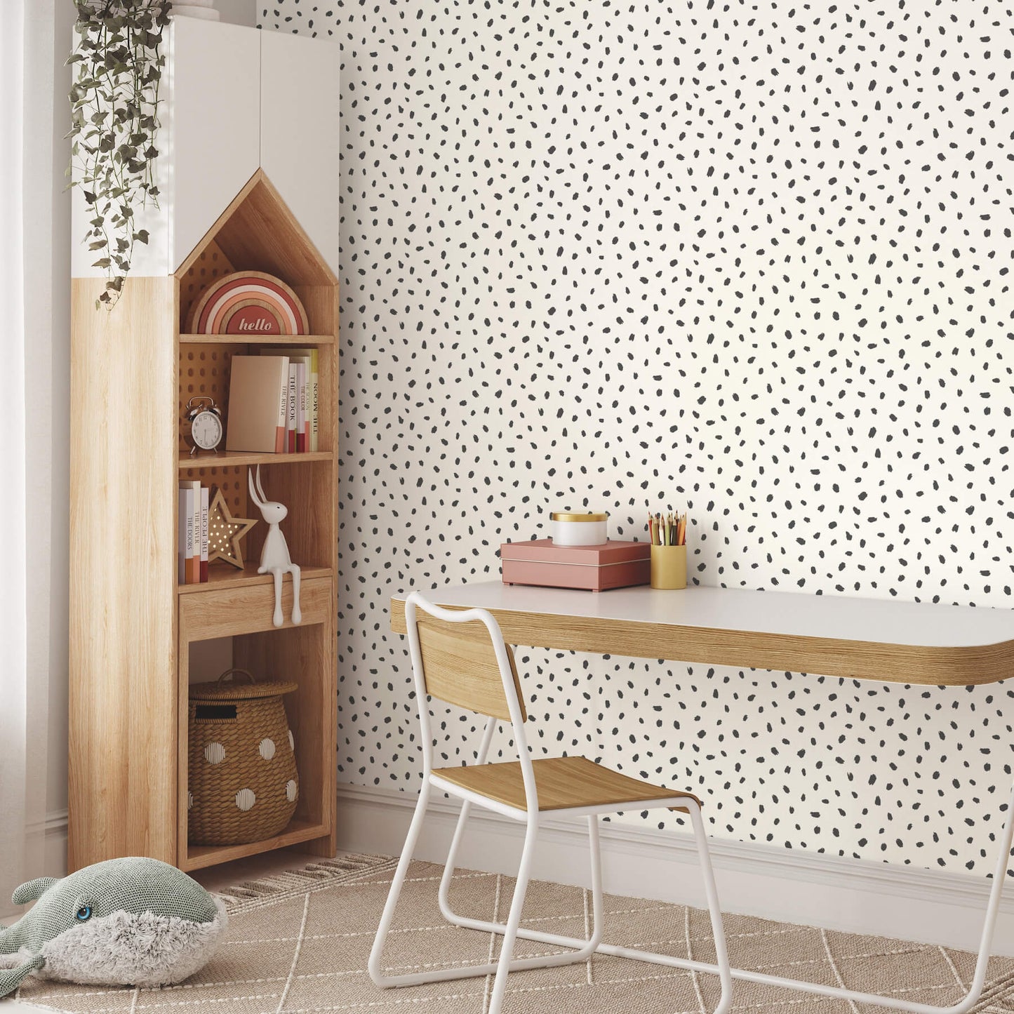 World of Imagination Polka Dot Wallpaper