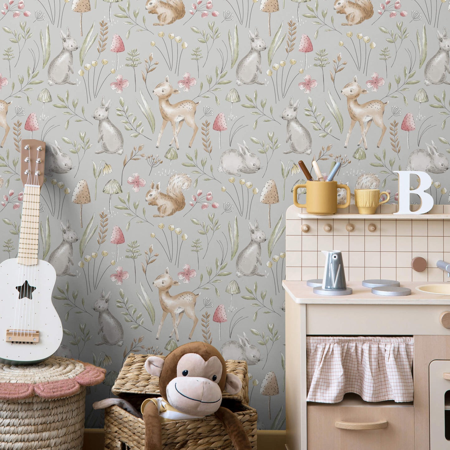 World of Imagination Forest Animals Wallpaper