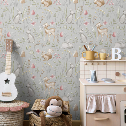 World of Imagination Forest Animals Wallpaper