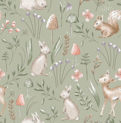 World of Imagination Forest Animals Wallpaper