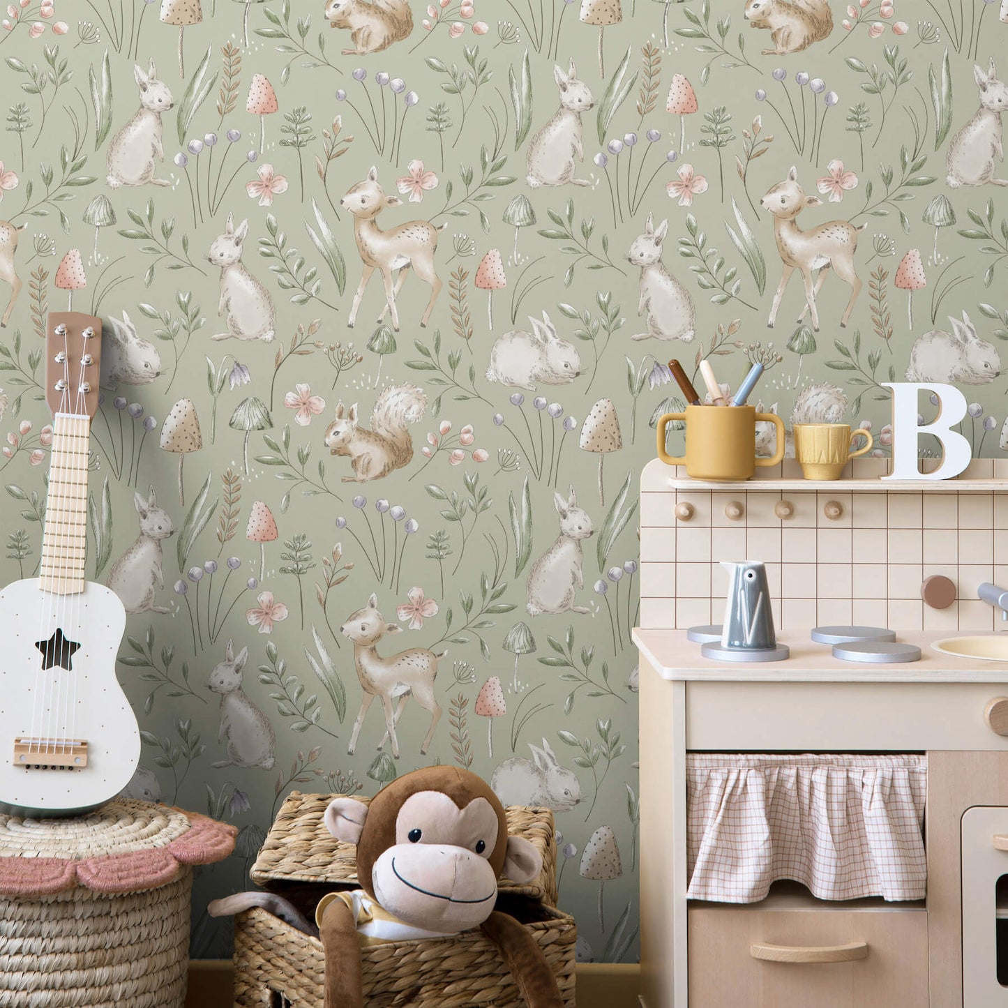 World of Imagination Forest Animals Wallpaper
