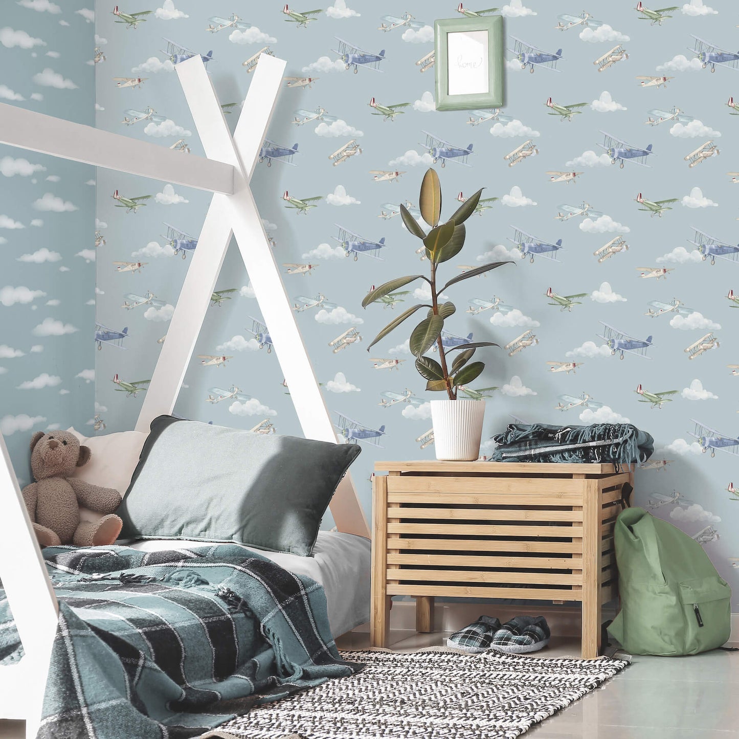 World of Imagination Aeroplanes Wallpaper