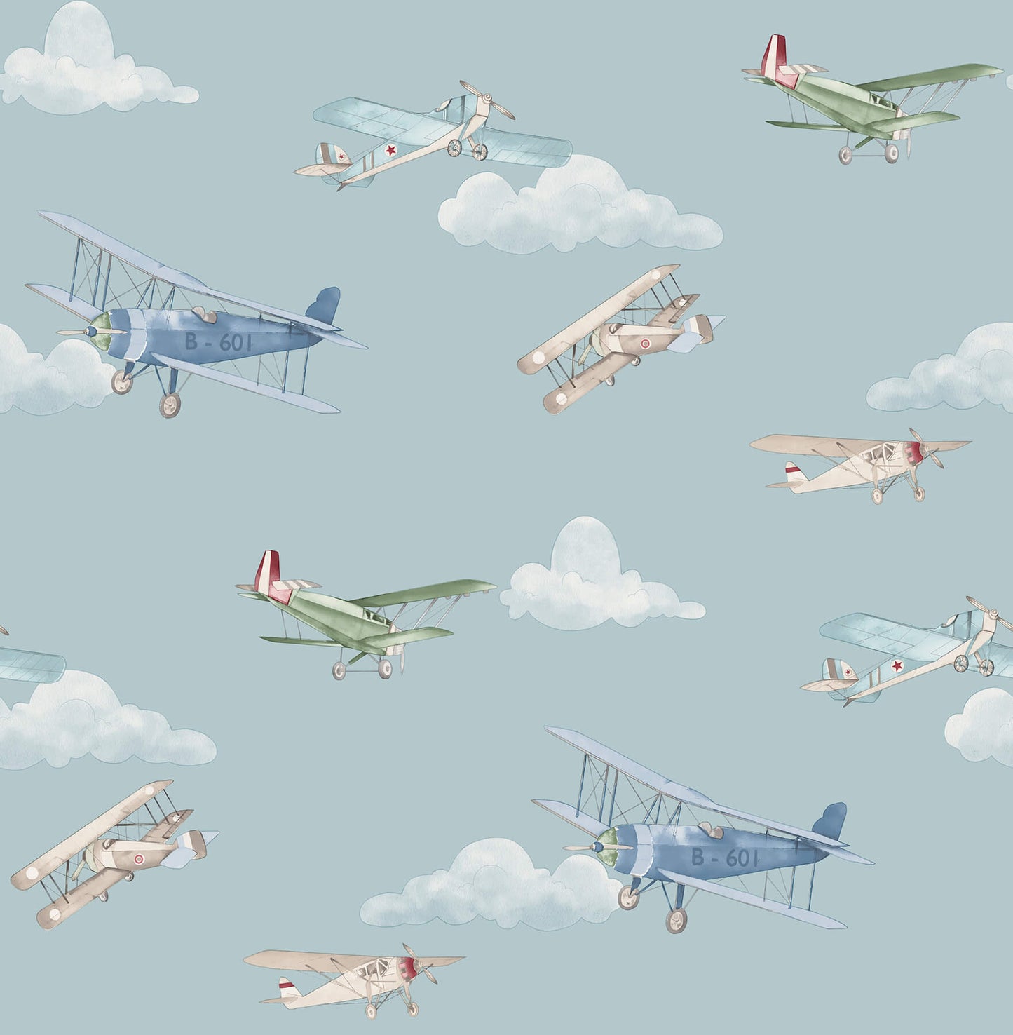 World of Imagination Aeroplanes Wallpaper