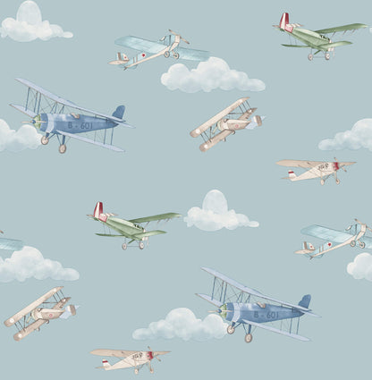 World of Imagination Aeroplanes Wallpaper