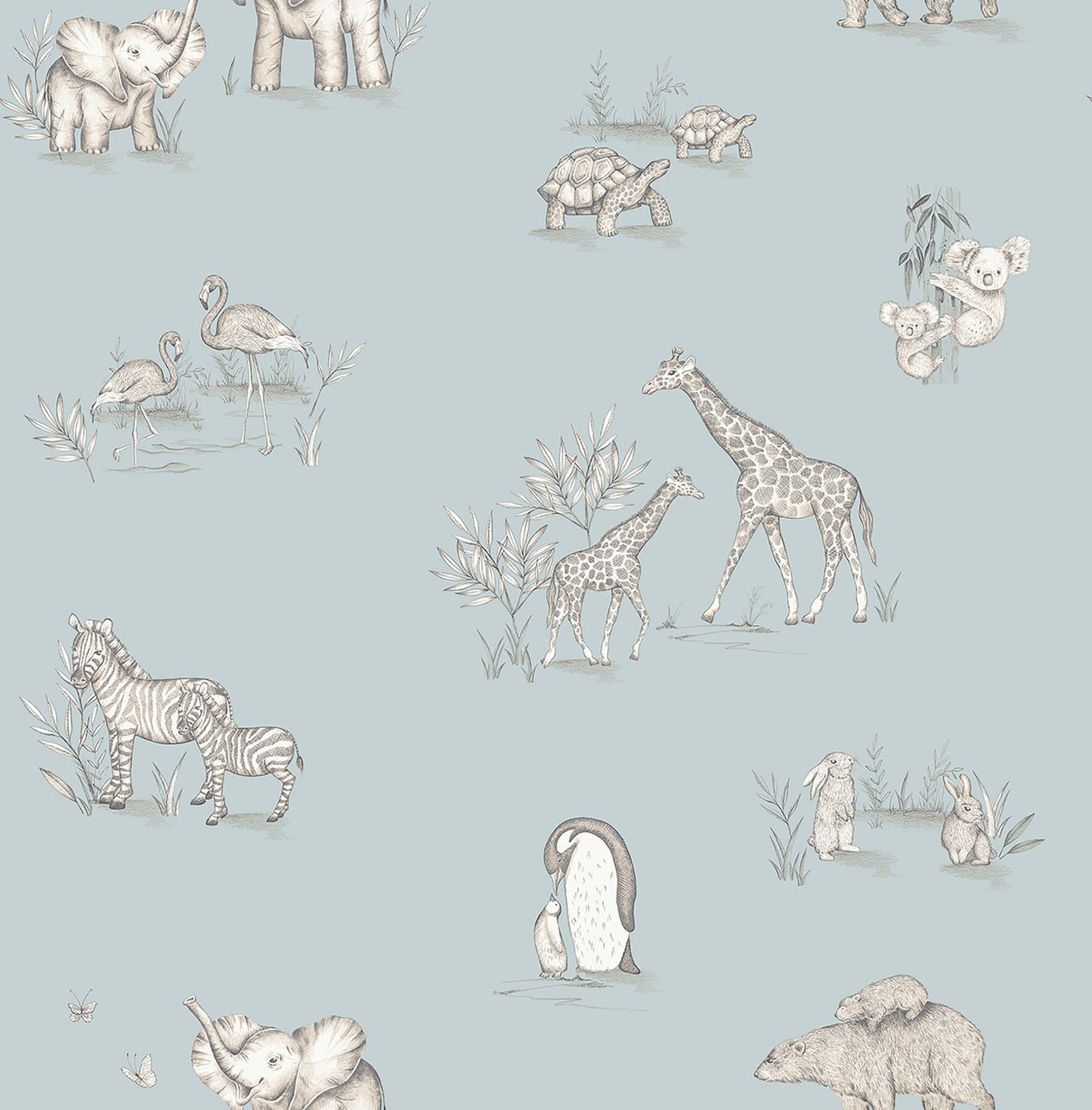 World of Imagination Safari Babies Wallpaper