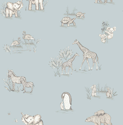 World of Imagination Safari Babies Wallpaper