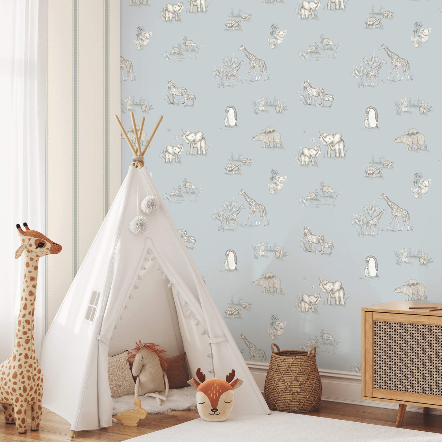 World of Imagination Safari Babies Wallpaper