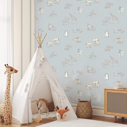 World of Imagination Safari Babies Wallpaper