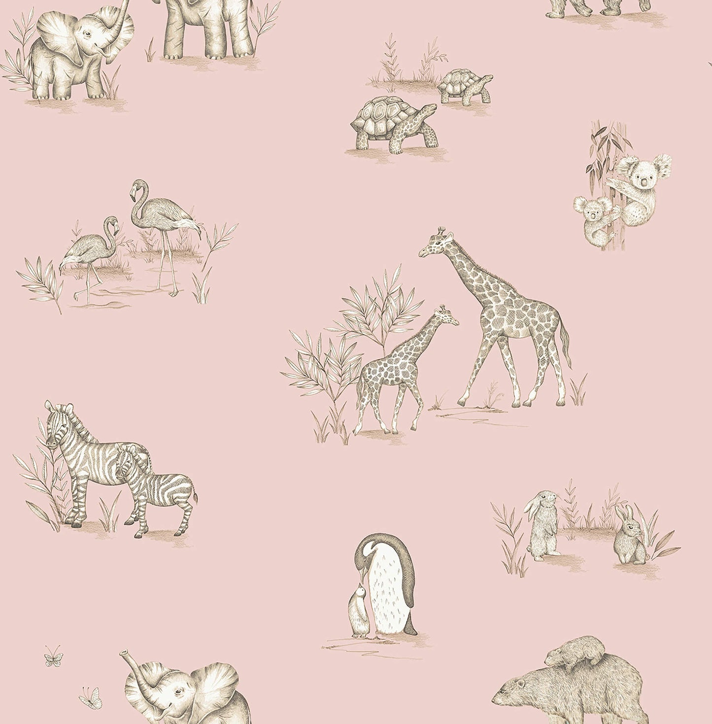 World of Imagination Safari Babies Wallpaper