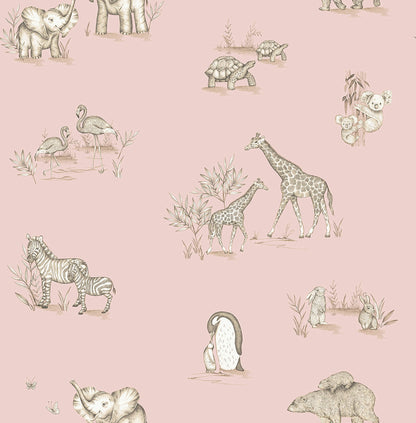 World of Imagination Safari Babies Wallpaper