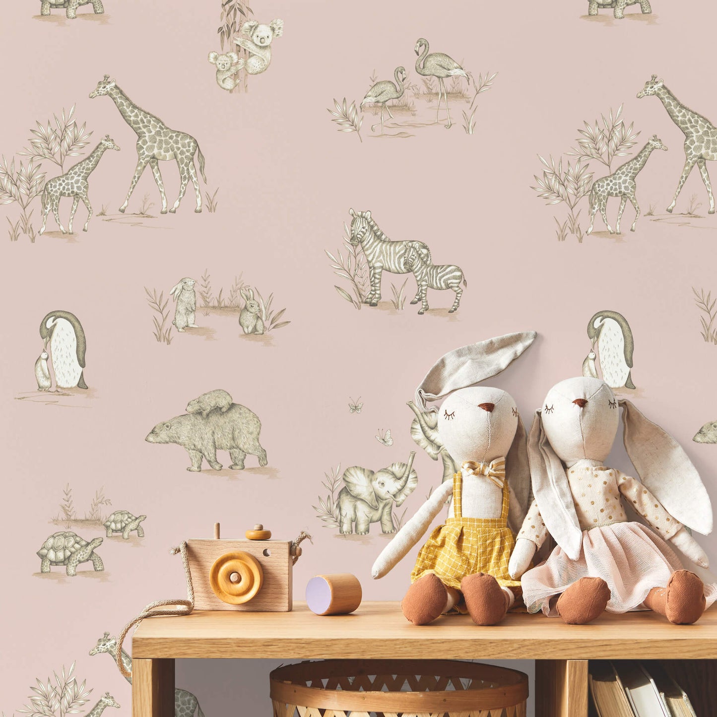 World of Imagination Safari Babies Wallpaper