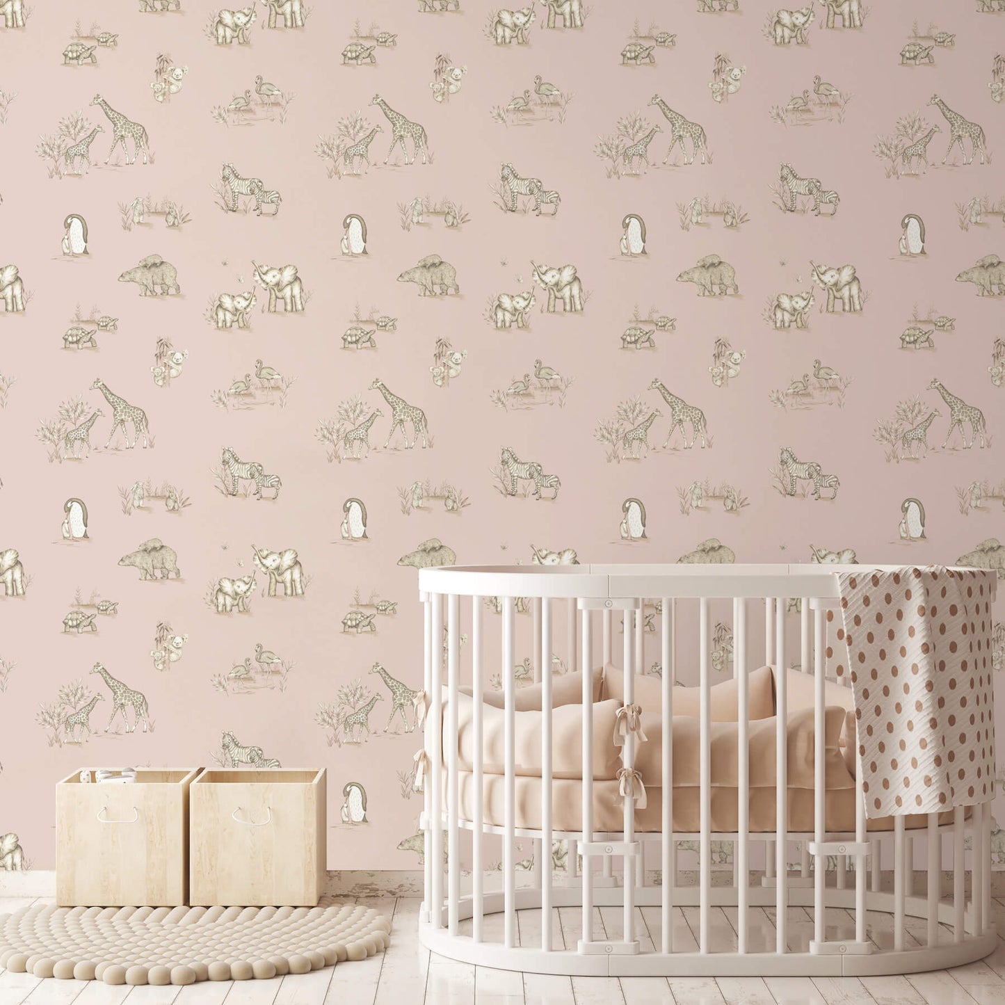World of Imagination Safari Babies Wallpaper
