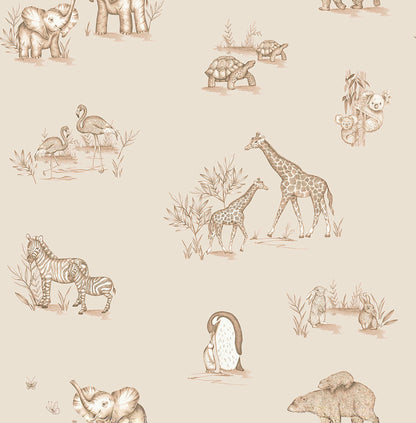 World of Imagination Safari Babies Wallpaper