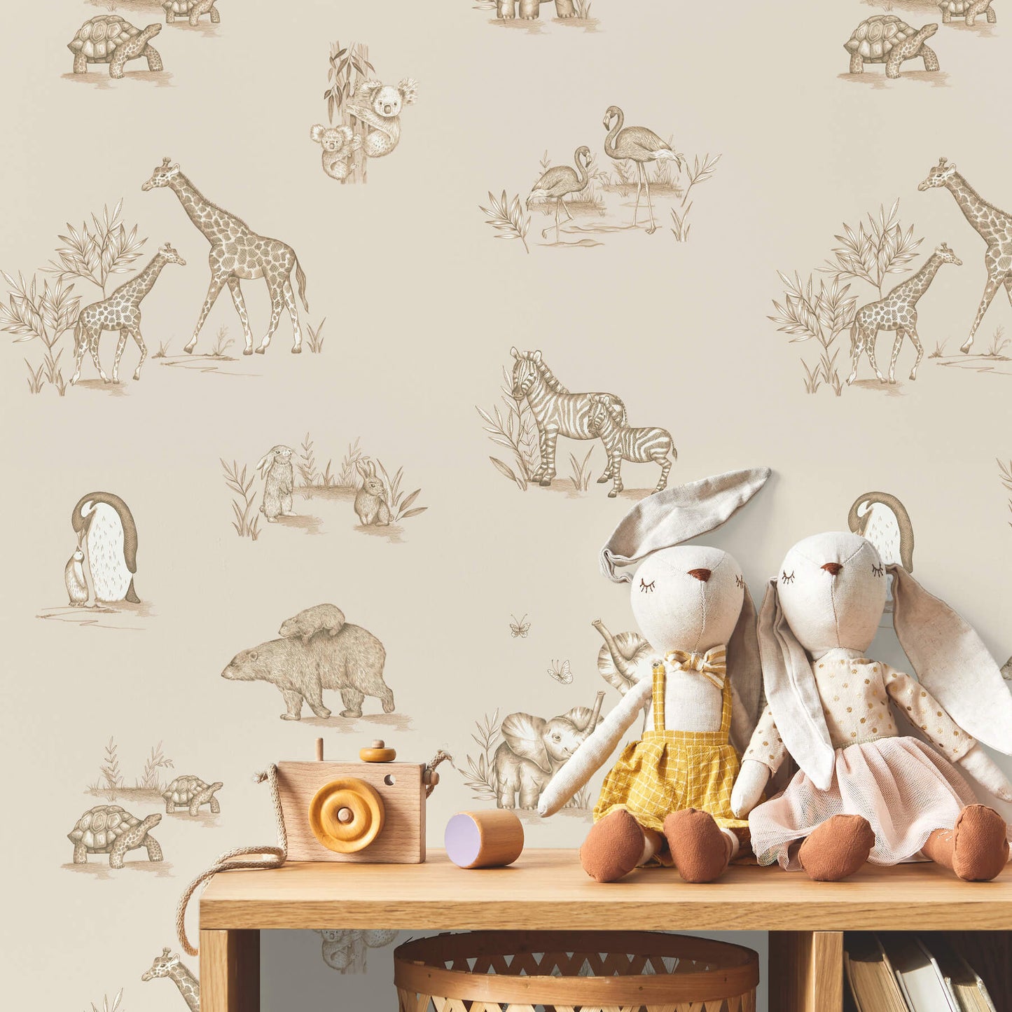 World of Imagination Safari Babies Wallpaper