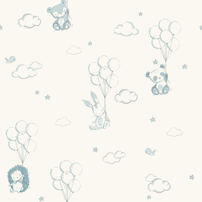 World of Imagination Floating Balloons Wallpaper