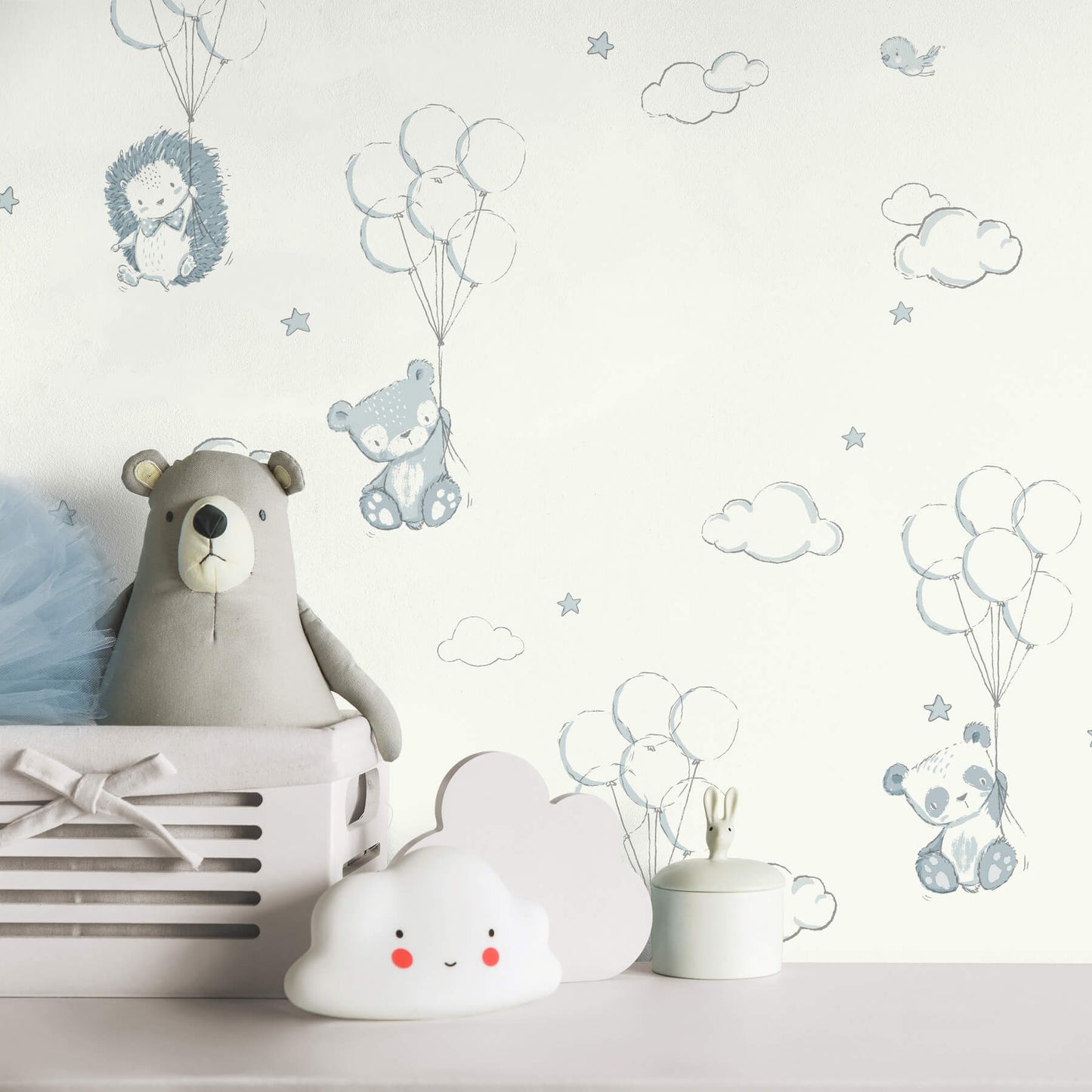World of Imagination Floating Balloons Wallpaper