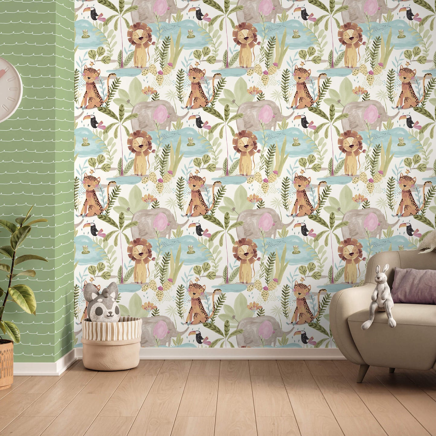 World of Imagination In The Jungle Wallpaper