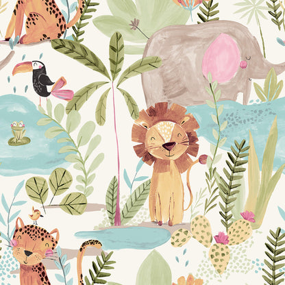 World of Imagination In The Jungle Wallpaper