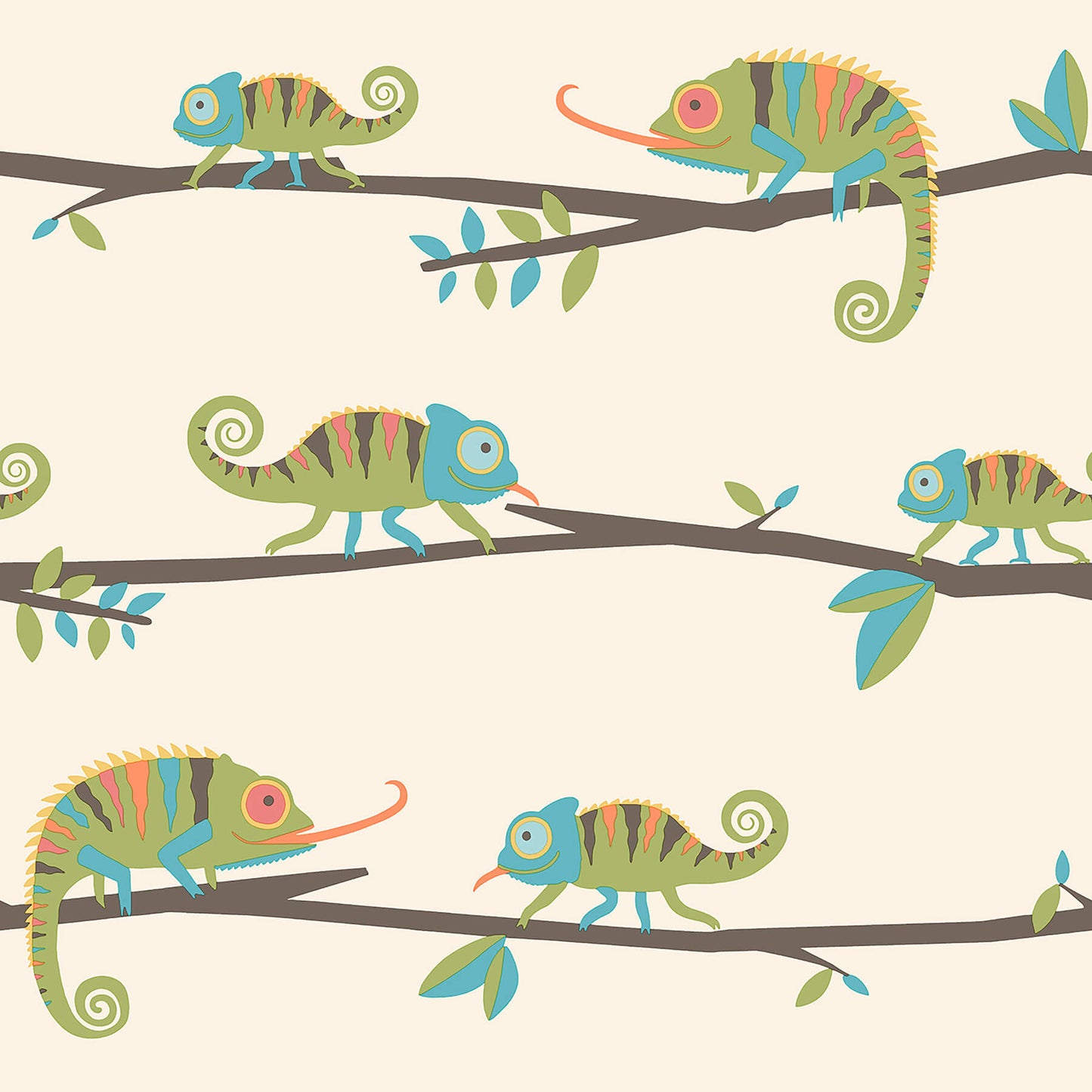 World of Imagination Chameleon Wallpaper