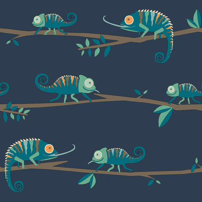 World of Imagination Chameleon Wallpaper