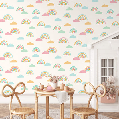 World of Imagination Over The Rainbow Wallpaper