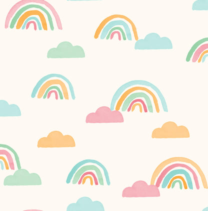 World of Imagination Over The Rainbow Wallpaper