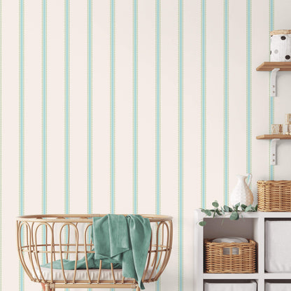 World of Imagination Bobbin Stripe Wallpaper