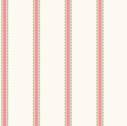 World of Imagination Bobbin Stripe Wallpaper