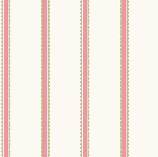 World of Imagination Bobbin Stripe Wallpaper