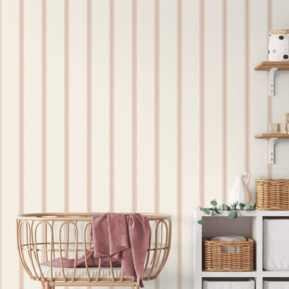World of Imagination Bobbin Stripe Wallpaper