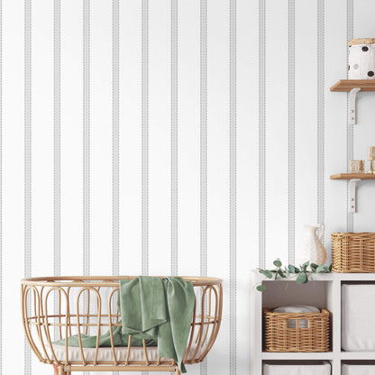 World of Imagination Bobbin Stripe Wallpaper