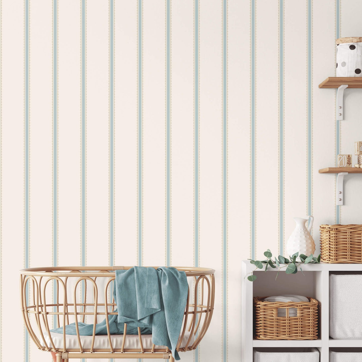 World of Imagination Bobbin Stripe Wallpaper