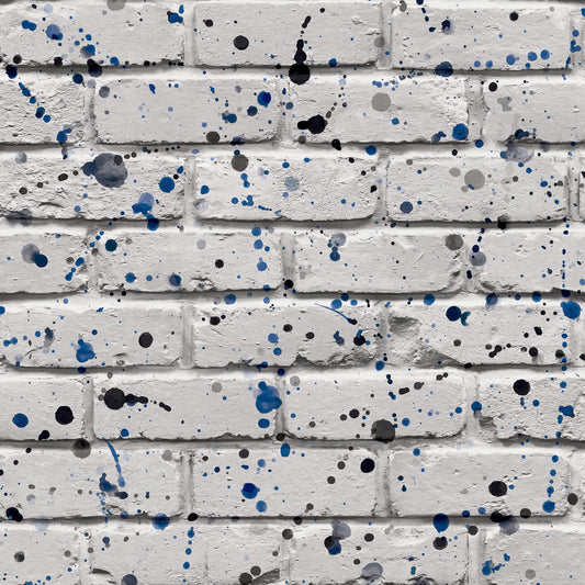 World of Imagination Splatter Wall Wallpaper