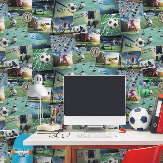 World of Imagination Soccer Fan Wallpaper