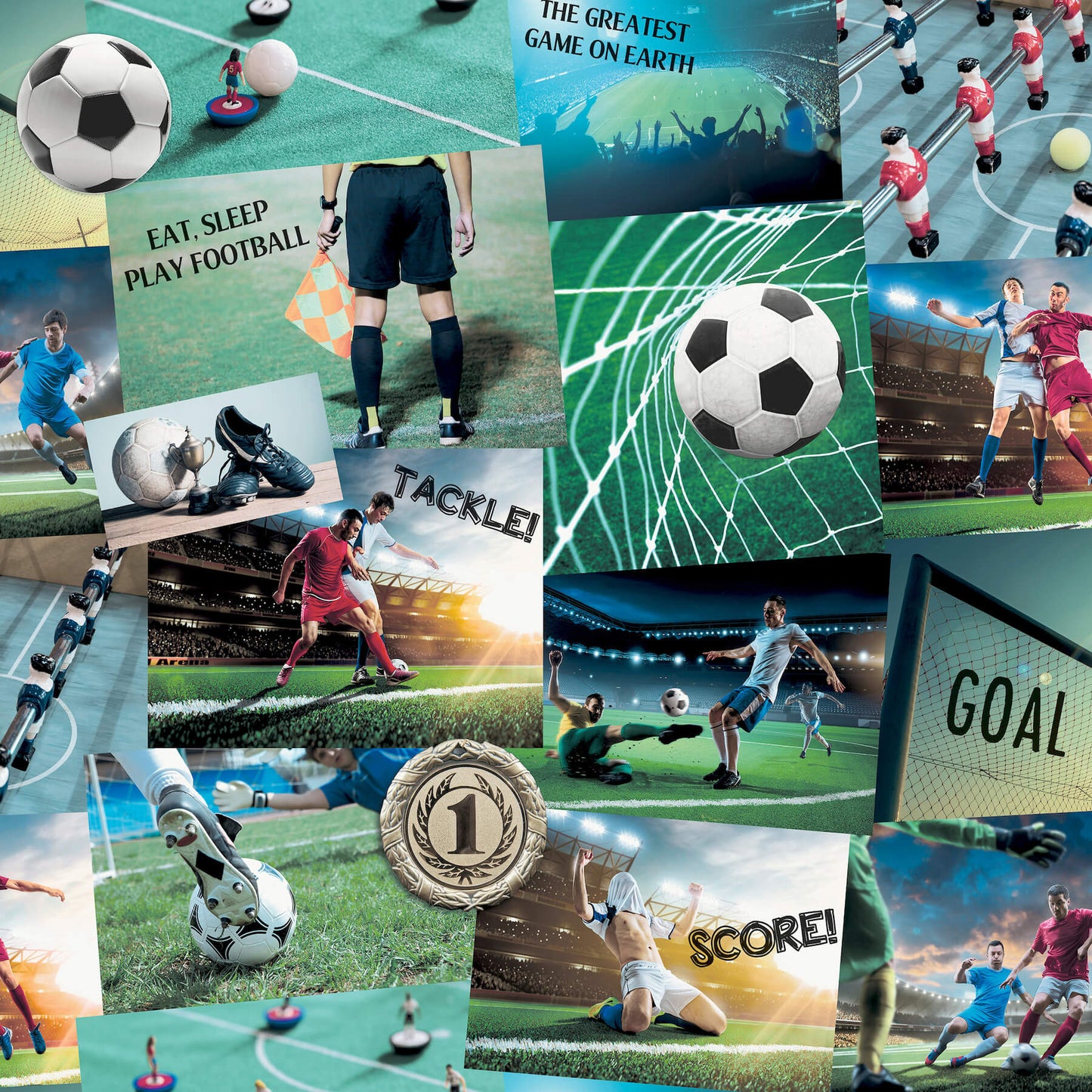 World of Imagination Soccer Fan Wallpaper