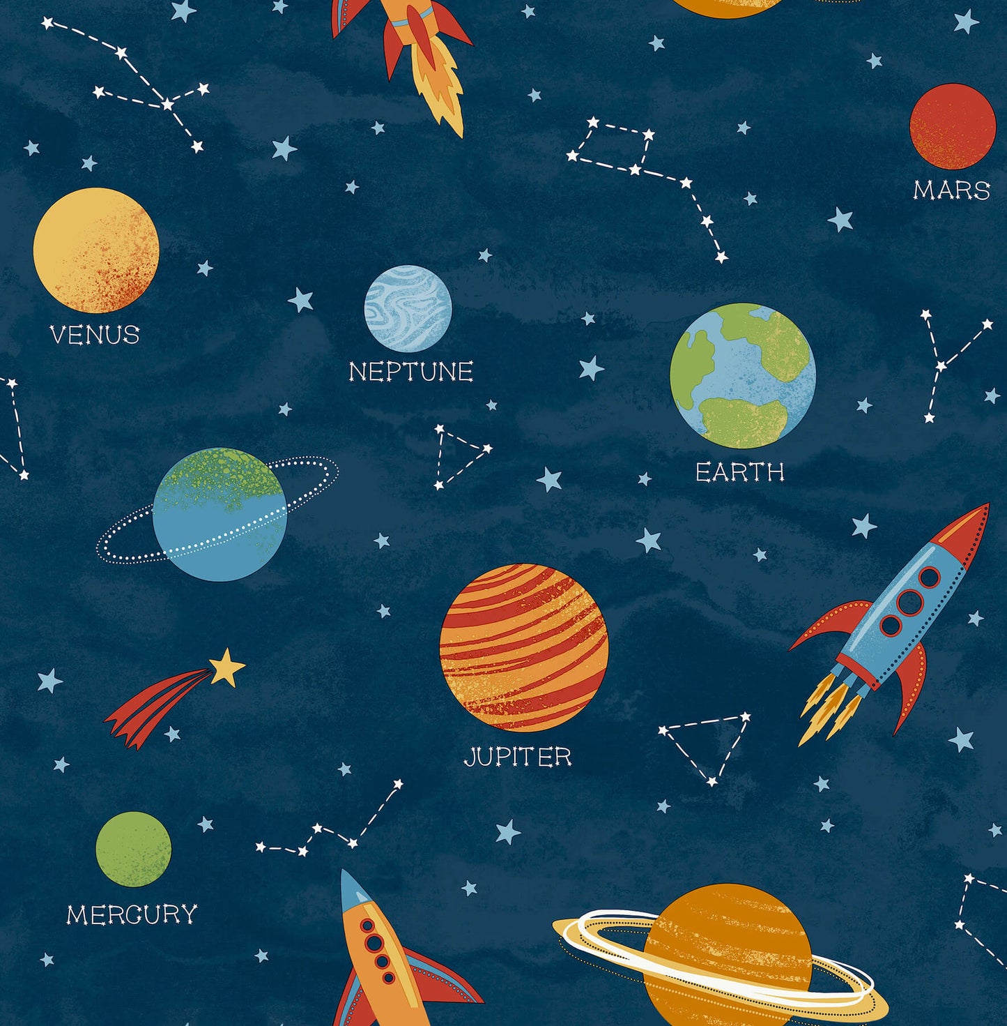 World of Imagination Solar System Wallpaper