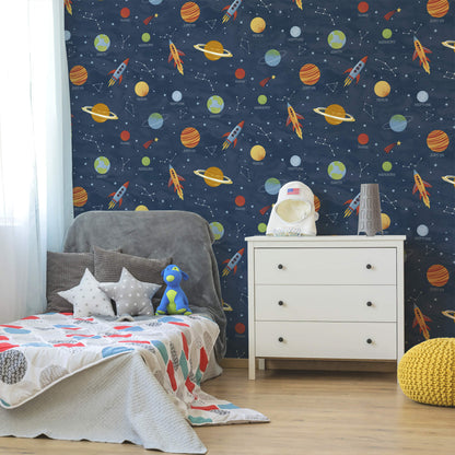 World of Imagination Solar System Wallpaper
