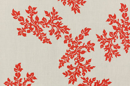 Ocean Flowers Fabric by Raoul Textiles in Pimento