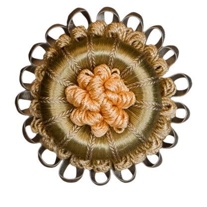 2.5" Normandy Silk Rosette by Samuel & Sons in Etoile