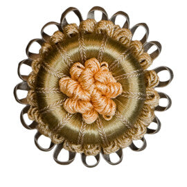 2.5" Normandy Silk Rosette by Samuel & Sons in Etoile