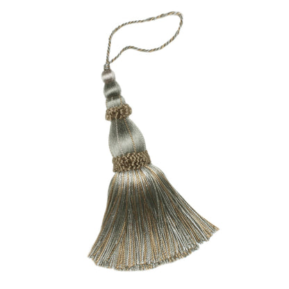 5.5" Normandy Key Tassel by Samuel & Sons in Gris