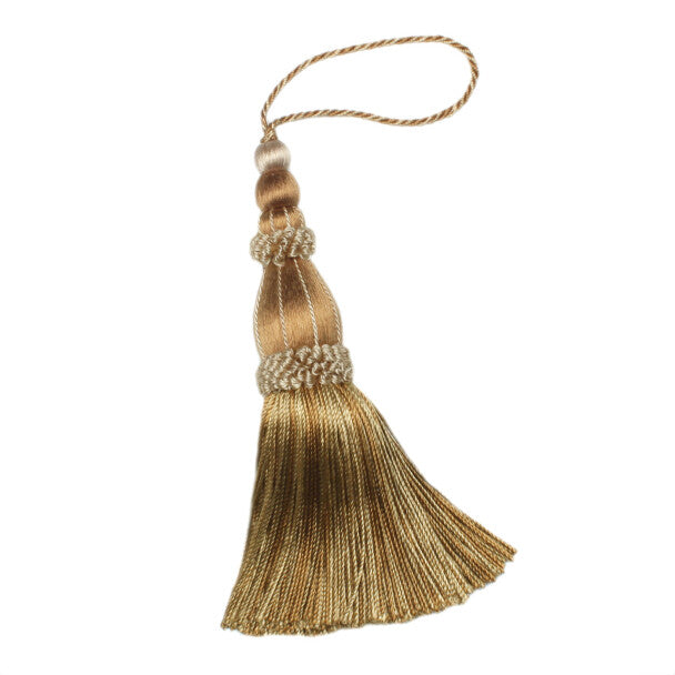 5.5" Normandy Key Tassel by Samuel & Sons in Nuance D'Or