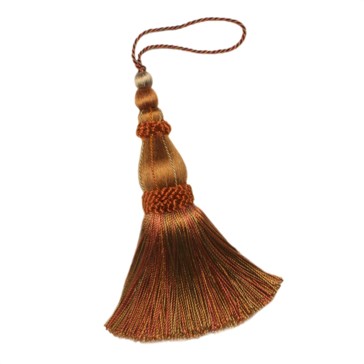 5.5" Normandy Key Tassel by Samuel & Sons in Automne