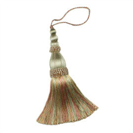 5.5" Normandy Key Tassel by Samuel & Sons in Printemps