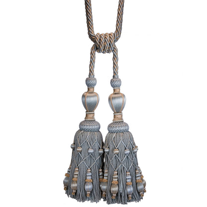 Normandy Double Tassel Tieback by Samuel & Sons in Mediterranean