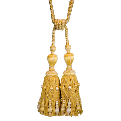Normandy Double Tassel Tieback by Samuel & Sons in Chiffon