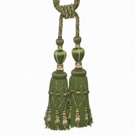 Normandy Double Tassel Tieback by Samuel & Sons in Endive