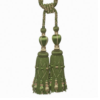 Normandy Double Tassel Tieback by Samuel & Sons in Endive