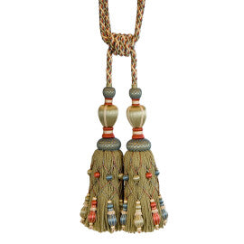 Normandy Double Tassel Tieback by Samuel & Sons in Fleurs
